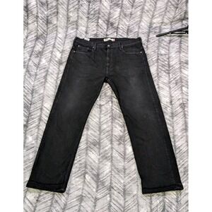Levi's 569 Loose Straight Black Denim Jeans Skater Baggy Men's 5 Pocket 40 X 33